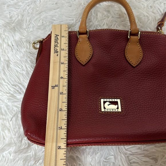 Dooney and Bourke Pebble Grain Domed Satchel / Crossbody - Picture 11 of 12